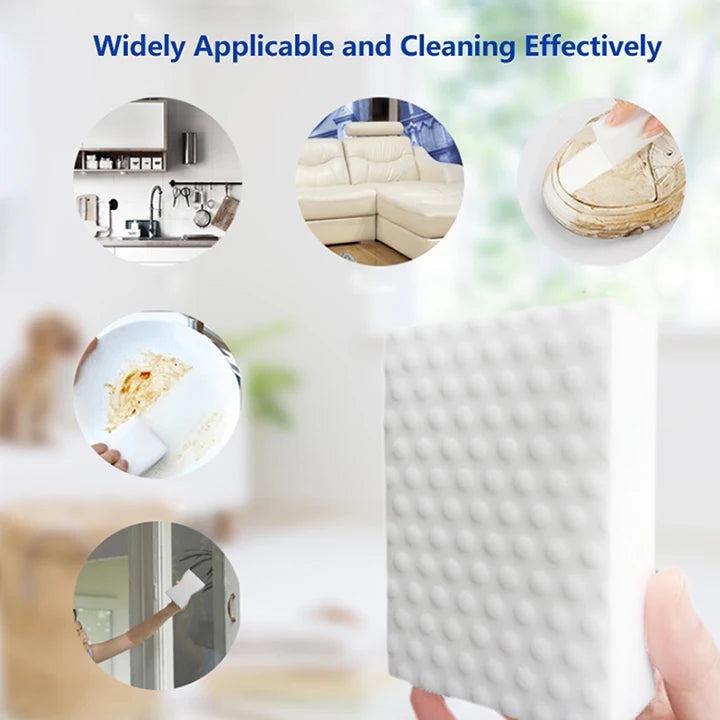 10 PCs Magic Sponge High Density Compressed Cleaning Melamine Eraser Kitchen Bathroom Sofa Cleaning Quality Supplier