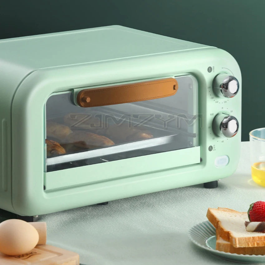 12L Household Electric Oven Multifunctional Mini Electric Baking Oven for Pizza Dessert Cake Maker Kitchen Baking Machine 800W