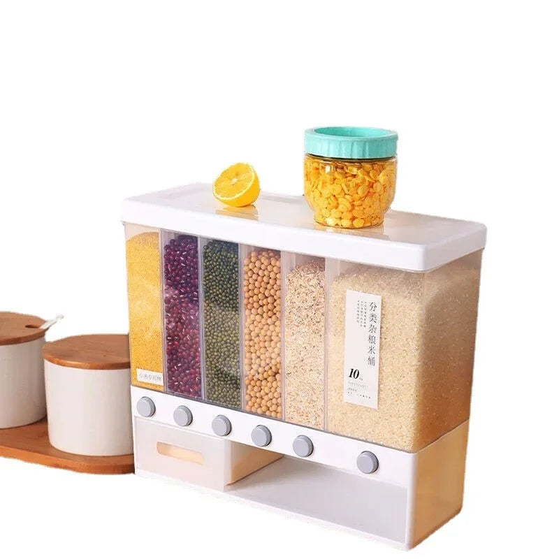 10KG Rice Storage Container Kitchen Storage Boxes Box Things Containers Cereals Products Cereal Organization Home Garden