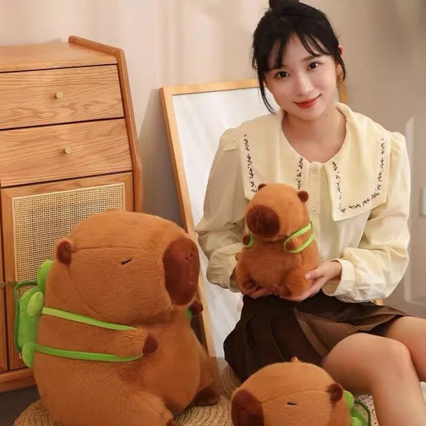 15-32cm Capybara Plush Simulation Capibara  Fluffty Toy Kawaii Plushie Cute Doll Stuffed Animals Soft Doll Plush Gift Kid Toys