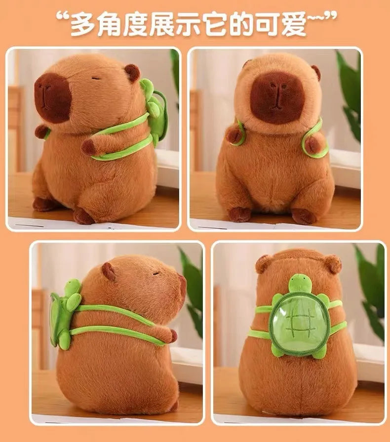 15-32cm Capybara Plush Simulation Capibara  Fluffty Toy Kawaii Plushie Cute Doll Stuffed Animals Soft Doll Plush Gift Kid Toys