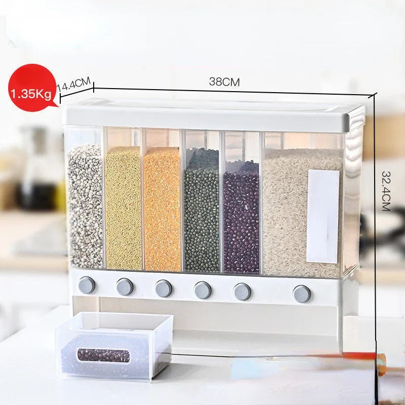 10KG Rice Storage Container Kitchen Storage Boxes Box Things Containers Cereals Products Cereal Organization Home Garden