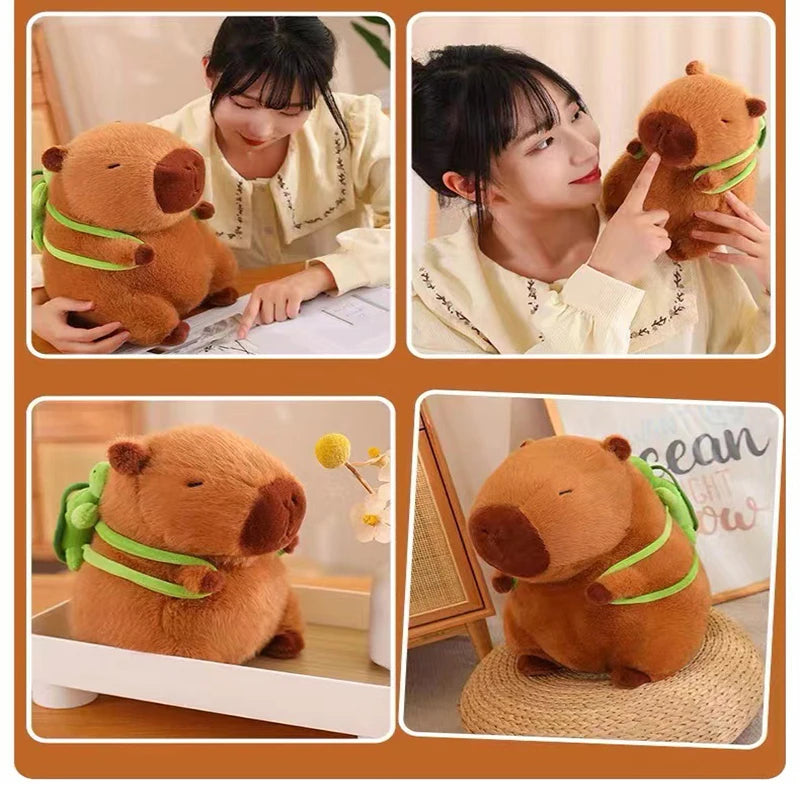 15-32cm Capybara Plush Simulation Capibara  Fluffty Toy Kawaii Plushie Cute Doll Stuffed Animals Soft Doll Plush Gift Kid Toys