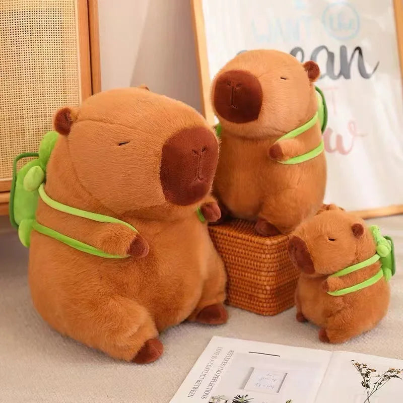 15-32cm Capybara Plush Simulation Capibara  Fluffty Toy Kawaii Plushie Cute Doll Stuffed Animals Soft Doll Plush Gift Kid Toys