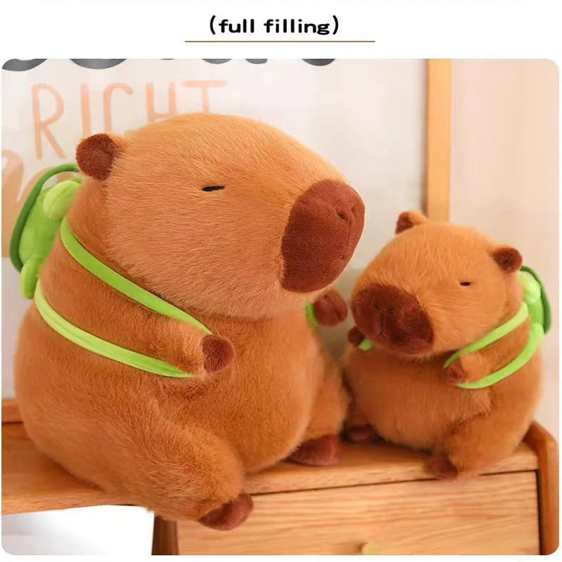 15-32cm Capybara Plush Simulation Capibara  Fluffty Toy Kawaii Plushie Cute Doll Stuffed Animals Soft Doll Plush Gift Kid Toys