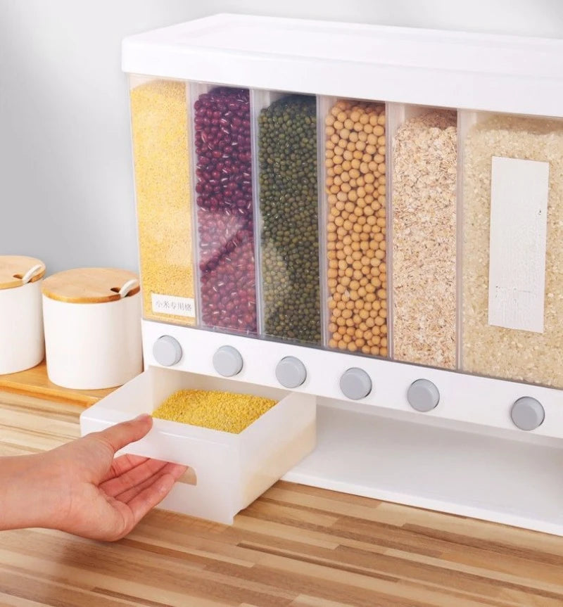 10KG Rice Storage Container Kitchen Storage Boxes Box Things Containers Cereals Products Cereal Organization Home Garden